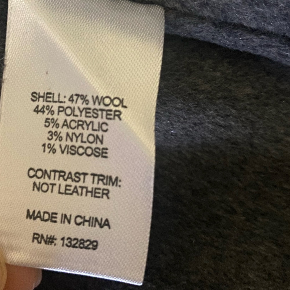 New Helsa Wool Blend Blanket Coat in Gray - Picture 13 of 14